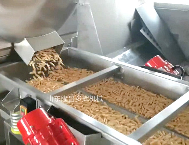 虾条膨化客户现场