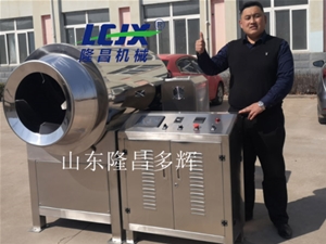 亚麻籽滚筒炒锅