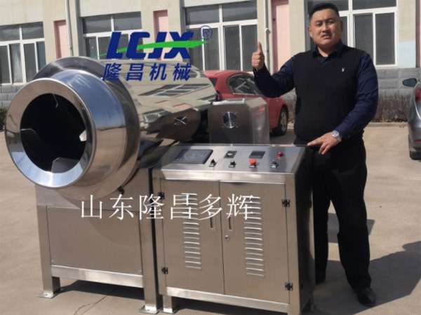 亚麻籽滚筒炒锅