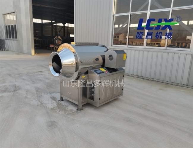 亚麻籽滚筒炒锅